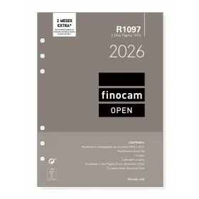 Diary Refill Finocam OPEN R1097 2026 15,5 x 21,5 cm