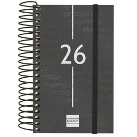 Grafiks Finocam YEAR Melns Mini 7,9 x 12,7 cm 2026