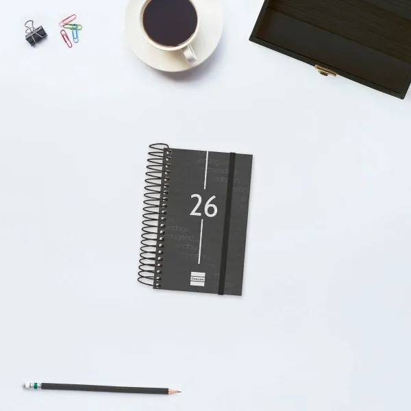 Grafiks Finocam YEAR Melns Mini 7,9 x 12,7 cm 2026
