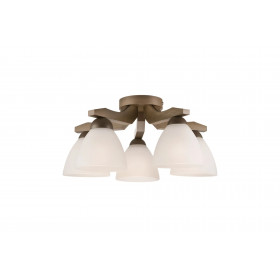 LM-5.55 ADRIANO 5-light wooden ceiling lamp