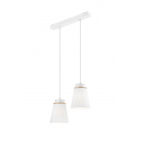LM-2.110/A AUGUSTINO 2-light wooden ceiling lamp