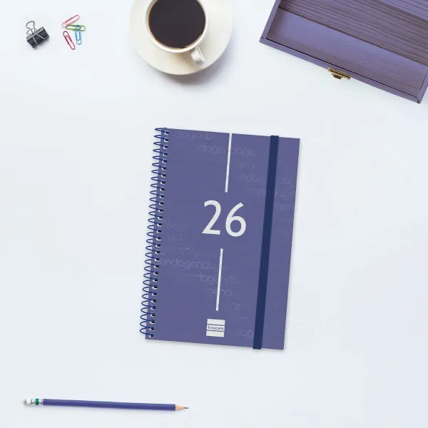 Diary Finocam YEAR Blue 11,7 x 18,1 cm 2026