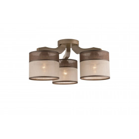 LM-3.55/A ANDREA 3-light wooden ceiling lamp