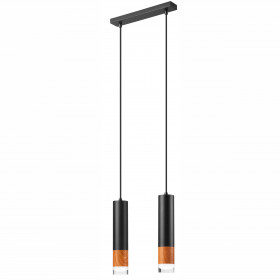 LM-2.152 AURELIA 2-light hanging lamp, black