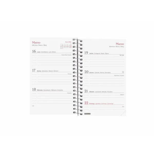 Diary Finocam DESIGN COLLECTION Imposible Mini 7,9 x 12,7 cm 2026