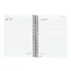 Diary Finocam OPAQUE Black A5 15,5 x 21,2 cm 2026