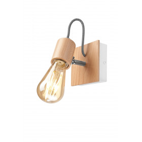 KM-1.125 GUSTAVO 1-light wooden wall lamp