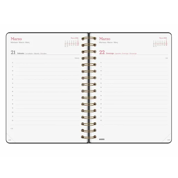 Grafiks Finocam Alma Melns A5 15,5 x 21,2 cm 2026