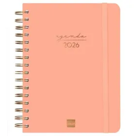 Diary Finocam Alma Coral A5 15,5 x 21,2 cm 2026