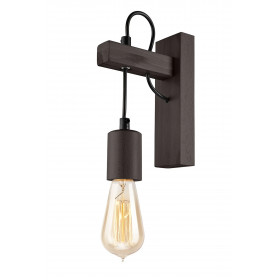 KM-1.97 LEON 1-light wooden wall lamp