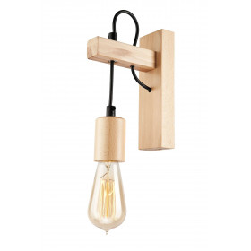 KM-1.97 LEON 1-light wooden wall lamp