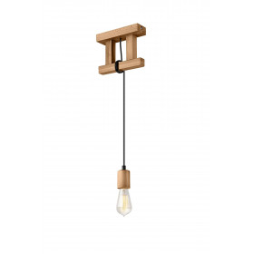 LM 1.97 LEON 1-light wooden hanging lamp