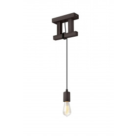 LM-1.97 LEON 1-light wooden hanging lamp