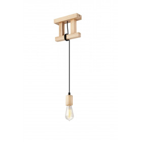 LM-1.97 LEON 1-light wooden hanging lamp