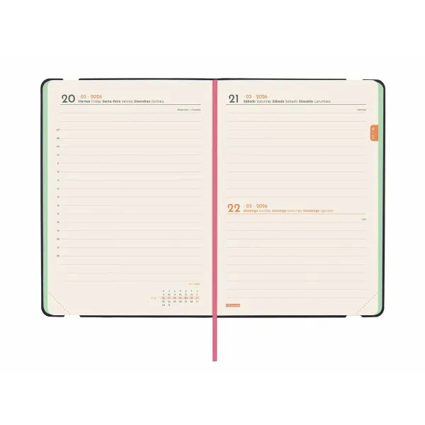 Diary Finocam FLEXI JOY Bloom 11,8 x 16,8 cm 2026