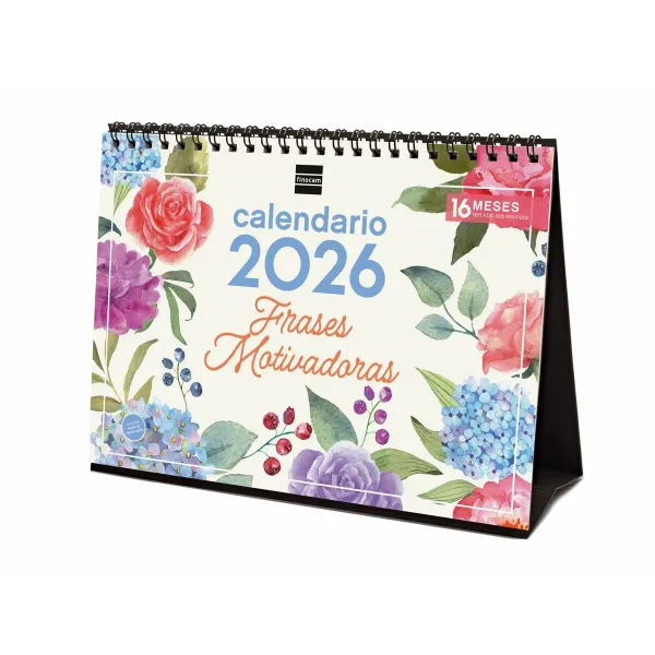 Desktop Calendar Finocam Multicolour Paper 21 x 15 cm