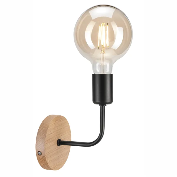 KM-1.138 VITO OZOLA 1 spuldzes koka sienas lampa