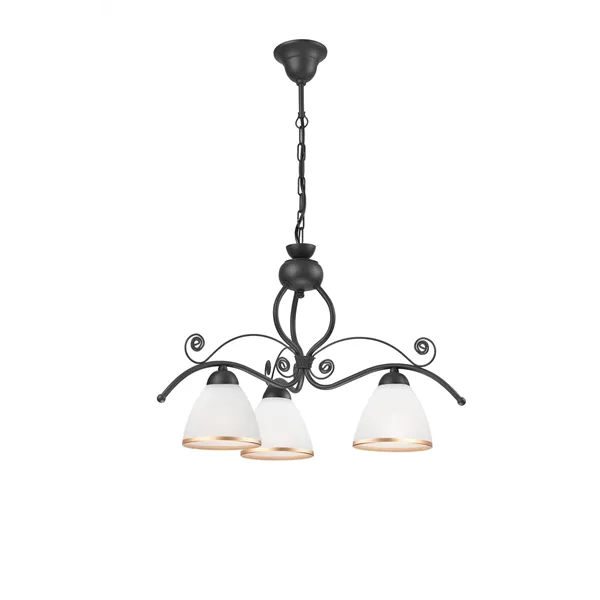 LM-3.51 RETRO II klasiskā piekaramā lampa ar 3 gaismekļiem