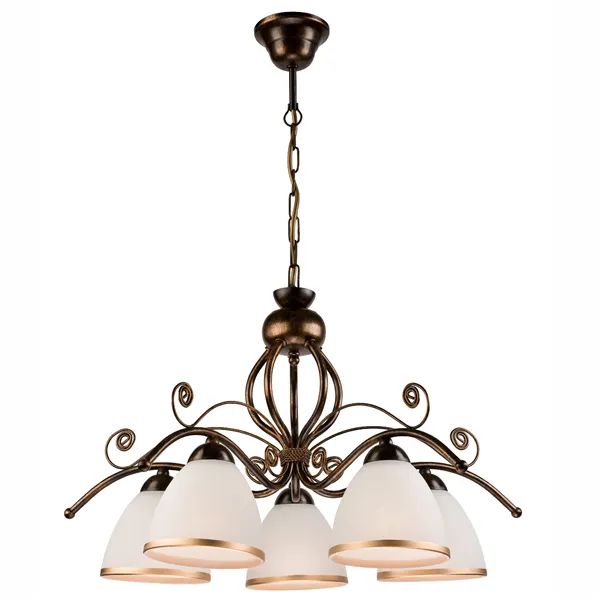 LM-5.51 RETRO II klasiskā piekaramā lampa ar 5 gaismekļiem