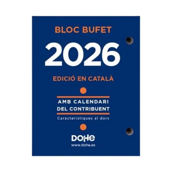 Grafiks DOHE Bufete 8,5 x 11 cm 2026 (40 gb.)