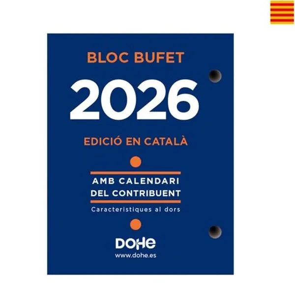 Grafiks DOHE Bufete 8,5 x 11 cm 2026 (40 gb.)