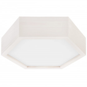 LD.PD-5.1 HEX hexagonal 1-light wooden ceiling lamp