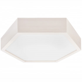 LD.PD-5.2 HEX шестиугольный потолочный светильник из дерева на 2 лампы