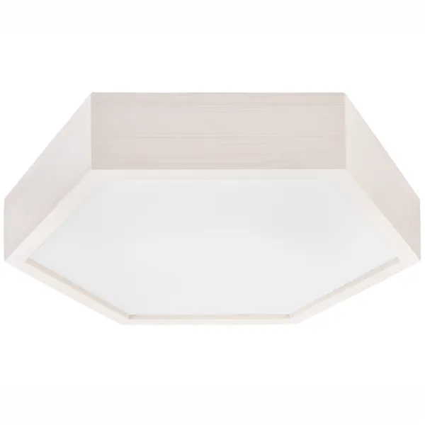 LD.PD-5.2 HEX sešstūraina koka griestu lampa ar divām gaismām