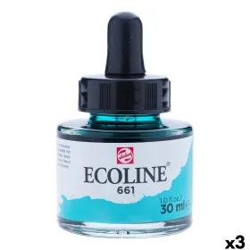 Ūdenskrāsas Talens Ecoline Tirkīzzaļš 30 ml (3 gb.)