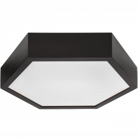 LD.PD-5.2 HEX hexagonal 2-light wooden ceiling lamp