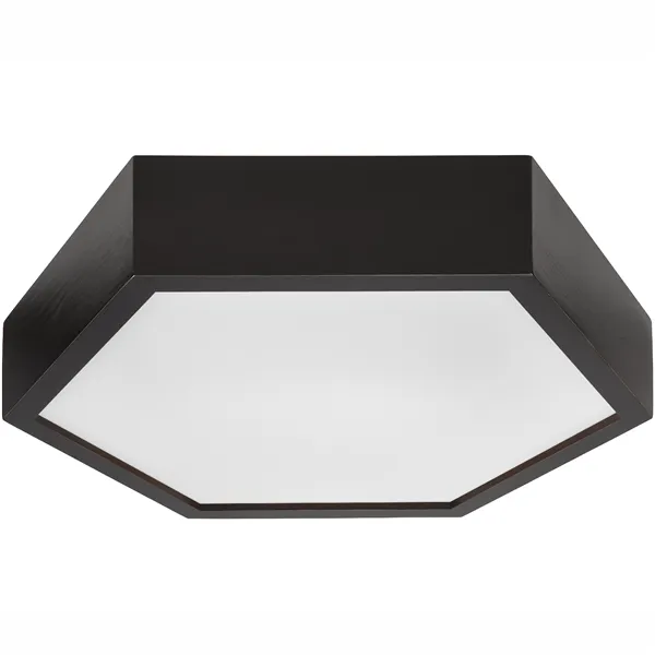 LD.PD-5.2 HEX шестиугольный потолочный светильник из дерева на 2 лампы