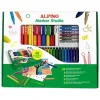 Žymeklių rinkinys Alpino MARKER STUDIO Spalvotas 48 Dalys (4 vnt.)