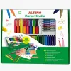 Žymeklių rinkinys Alpino MARKER STUDIO Spalvotas 48 Dalys (4 vnt.)