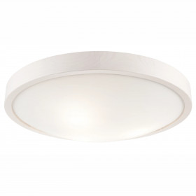 LD.PD-8.3 ANELLO 3-light wooden ceiling lamp with convex glass