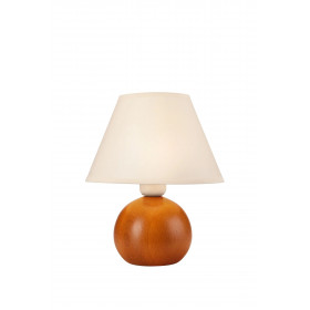 LN-1.D.2 BALL 1-light wooden night lamp with a lampshade