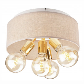 LM - 4.178 CARINA 4-light gold ceiling lamp
