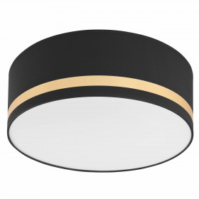 LM-2.202 GLORIA ceiling lamp with lampshade, 2-light, black