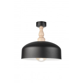 LM-1.1.108 RINA 1-light ceiling lamp, black
