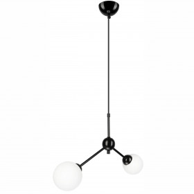 LM-2.167 ALESSIA BALL 2-light pendant lamp with lampshades