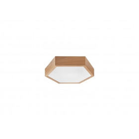 LD.PD-5.2 LED HEX LED hexagonal 2-light wooden ceiling lamp