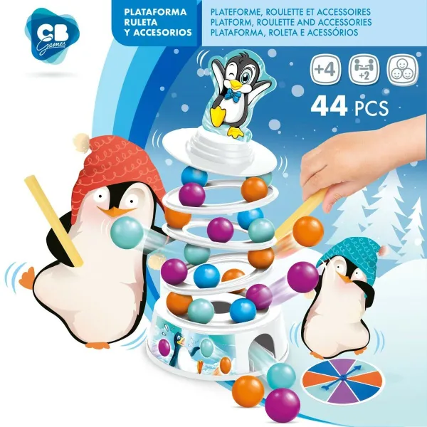 Lautapeli Colorbaby Pingviini (6 osaa)