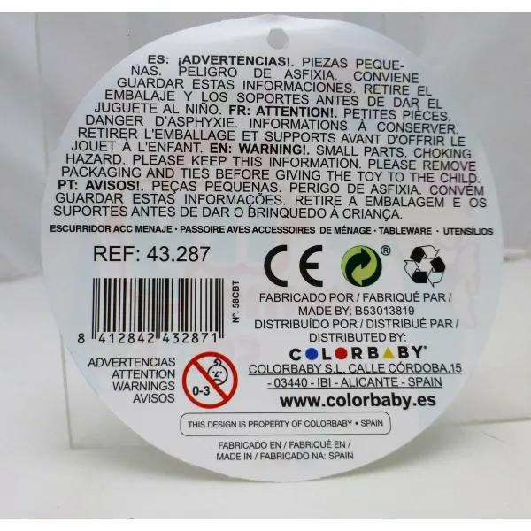 Vauvan ruokailusetti Colorbaby Lelu Kuivain 26 Kappaletta (12 osaa)