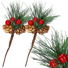 CA0807 РОЖДЕСТВЕНСКИЙ ОРНАМЕНТ "ПУАНСЕТТИЯ" 16 СМ