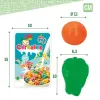 Корзина для покупок Colorbaby My Home Игрушка 12 Предметы 15 x 10 x 6 cm 8 штук