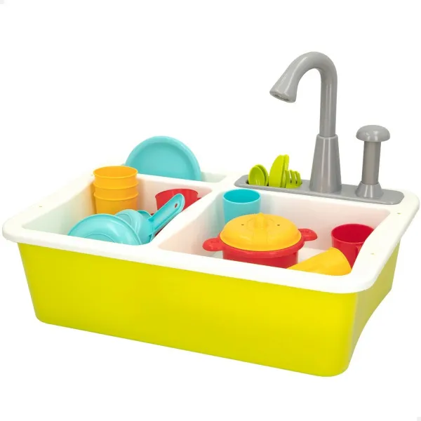 Rotaļlietu Virtuve Colorbaby 22 Daudzums 42 x 29 x 28 cm Aksesuāri Izlietne