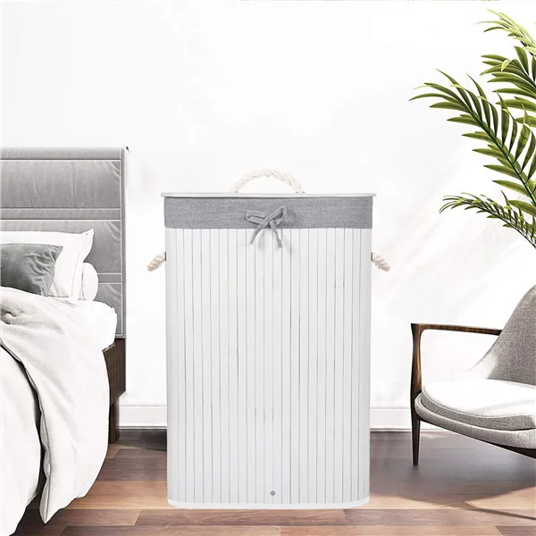 Bambuko skalbinių krepšelis Springos HA0076 72l