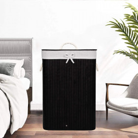 Bambuinen pyykkikori Springos HA0077 72l