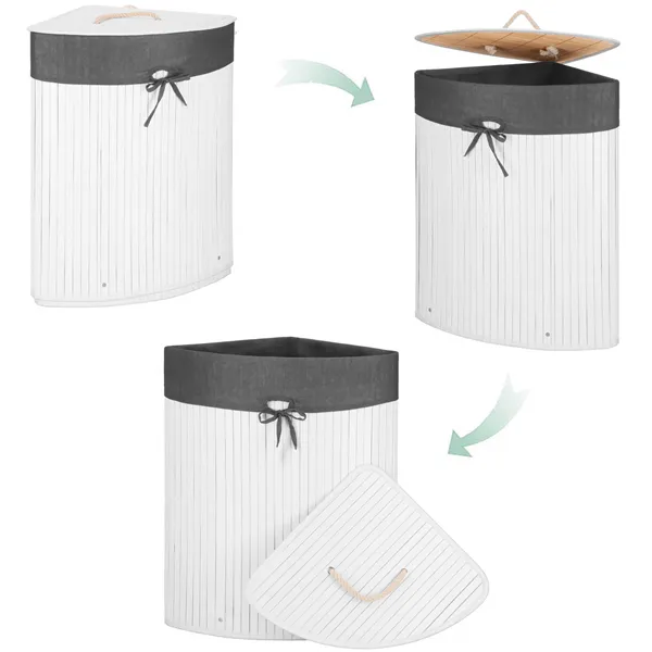 Bambu pyykkikori Springos HA0158 60l