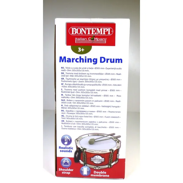 Drum Bontempi Plastic 30,5 x 13,5 x 30,5 cm (4 Units)