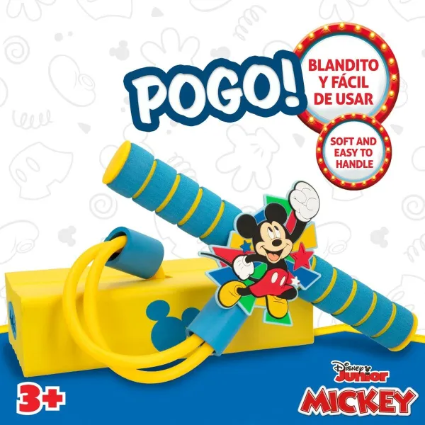 Pogo lecamais Mickey Mouse 3D Dzeltens Bērnu (4 gb.)